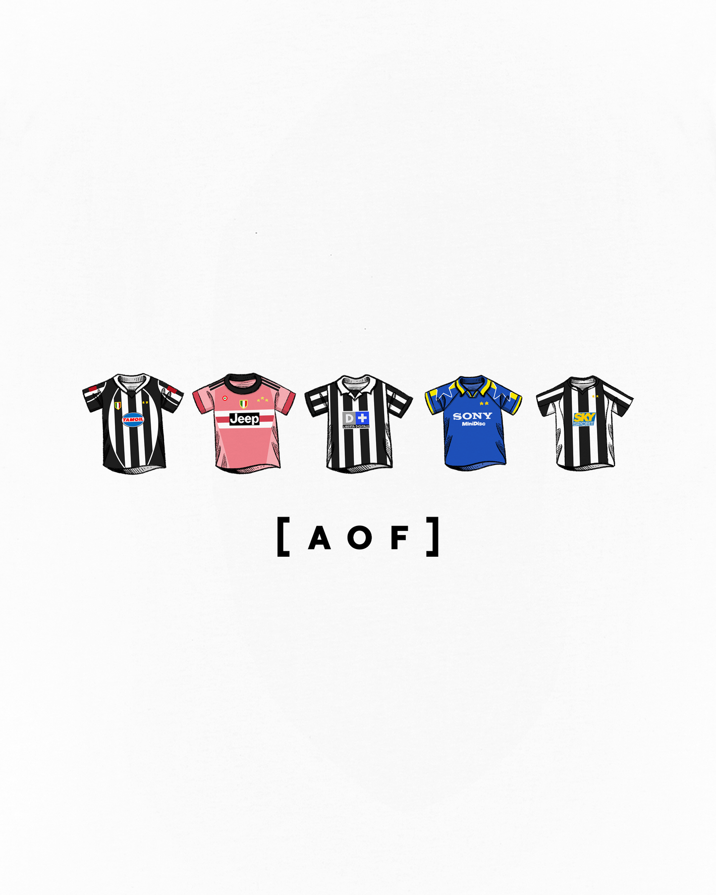Juve Printed Classics White Tee