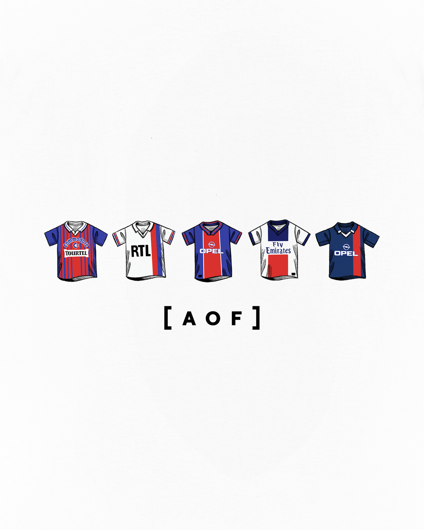 PSG Printed Classics White Tee
