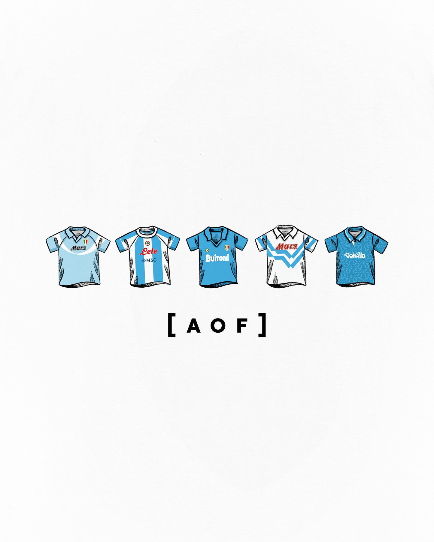 Napoli Printed Classics White Tee