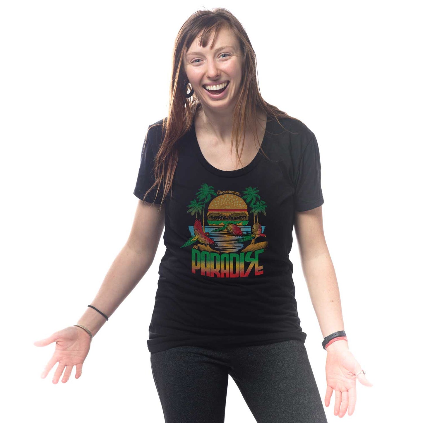 Women's Cheeseburger in Paradise T-shirt