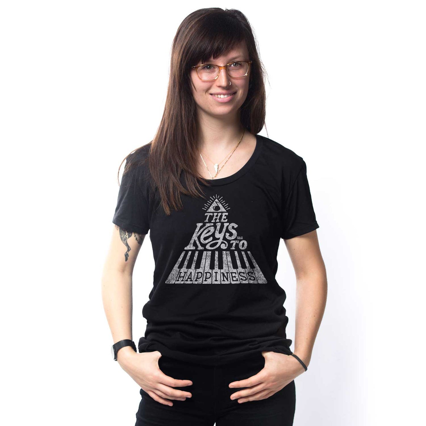 Women's The Keys To Happiness T-shirt