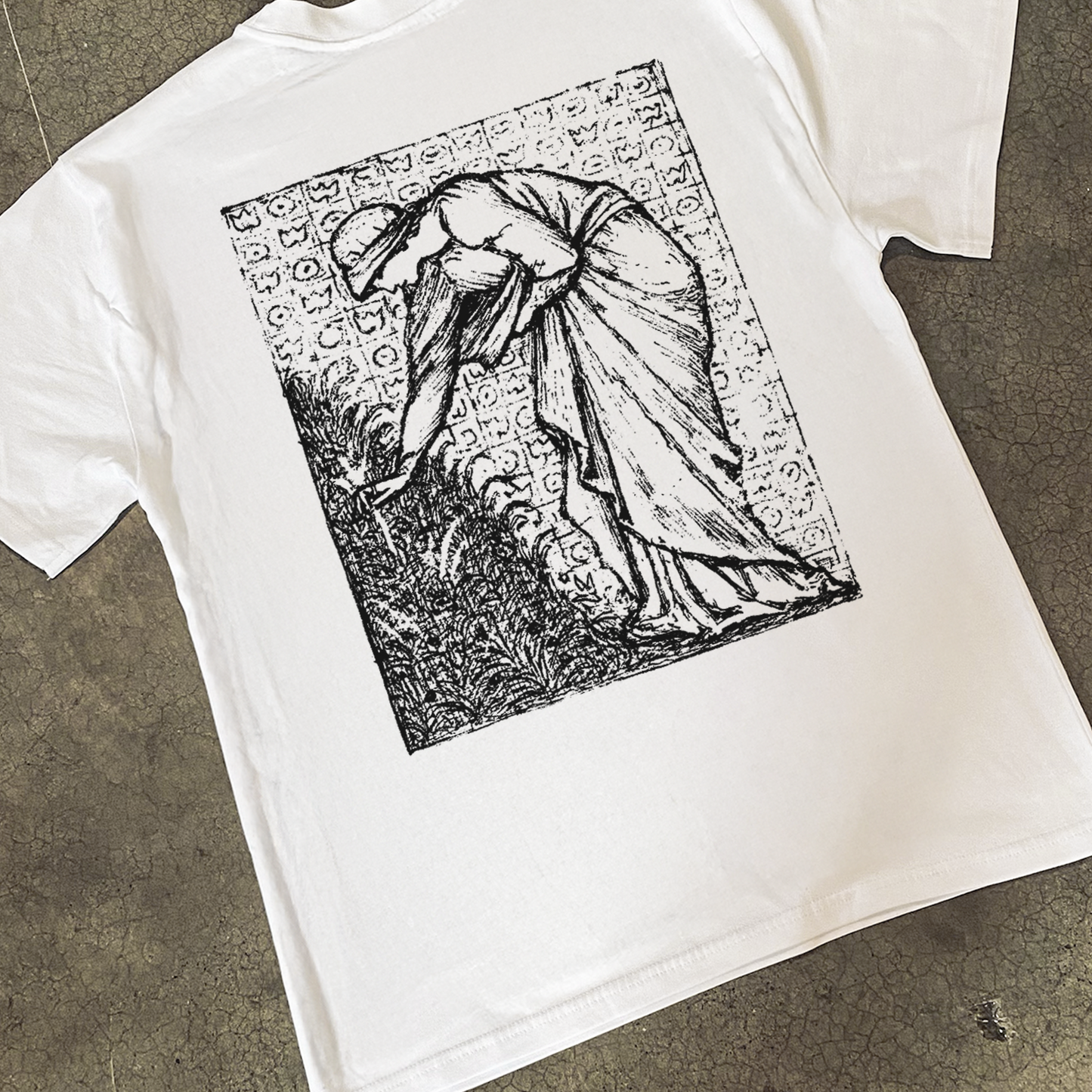 R.E.M. 'GATHERER' CLASSIC WHITE T-SHIRT