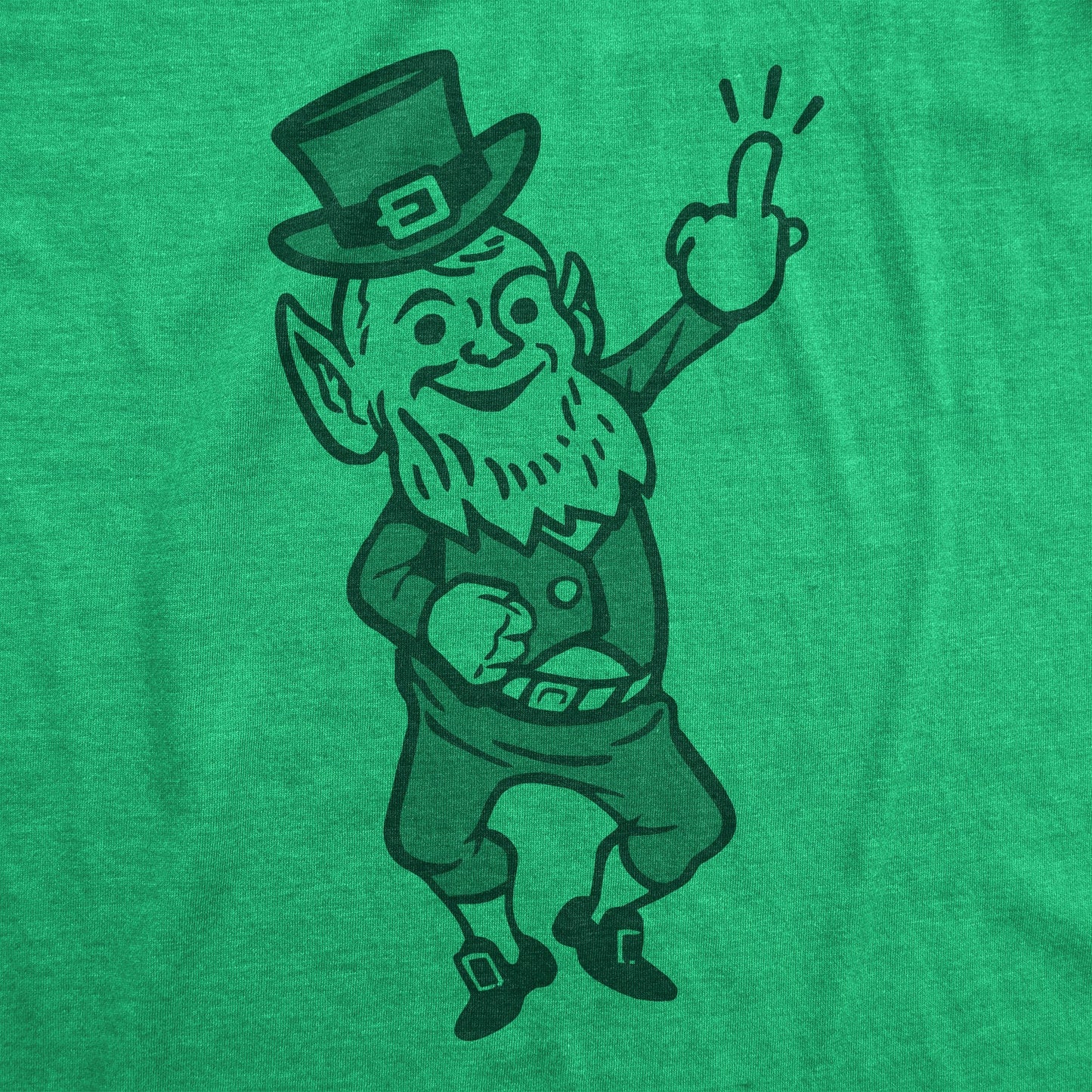 Leprechaun Middle Finger Men's T Shirt