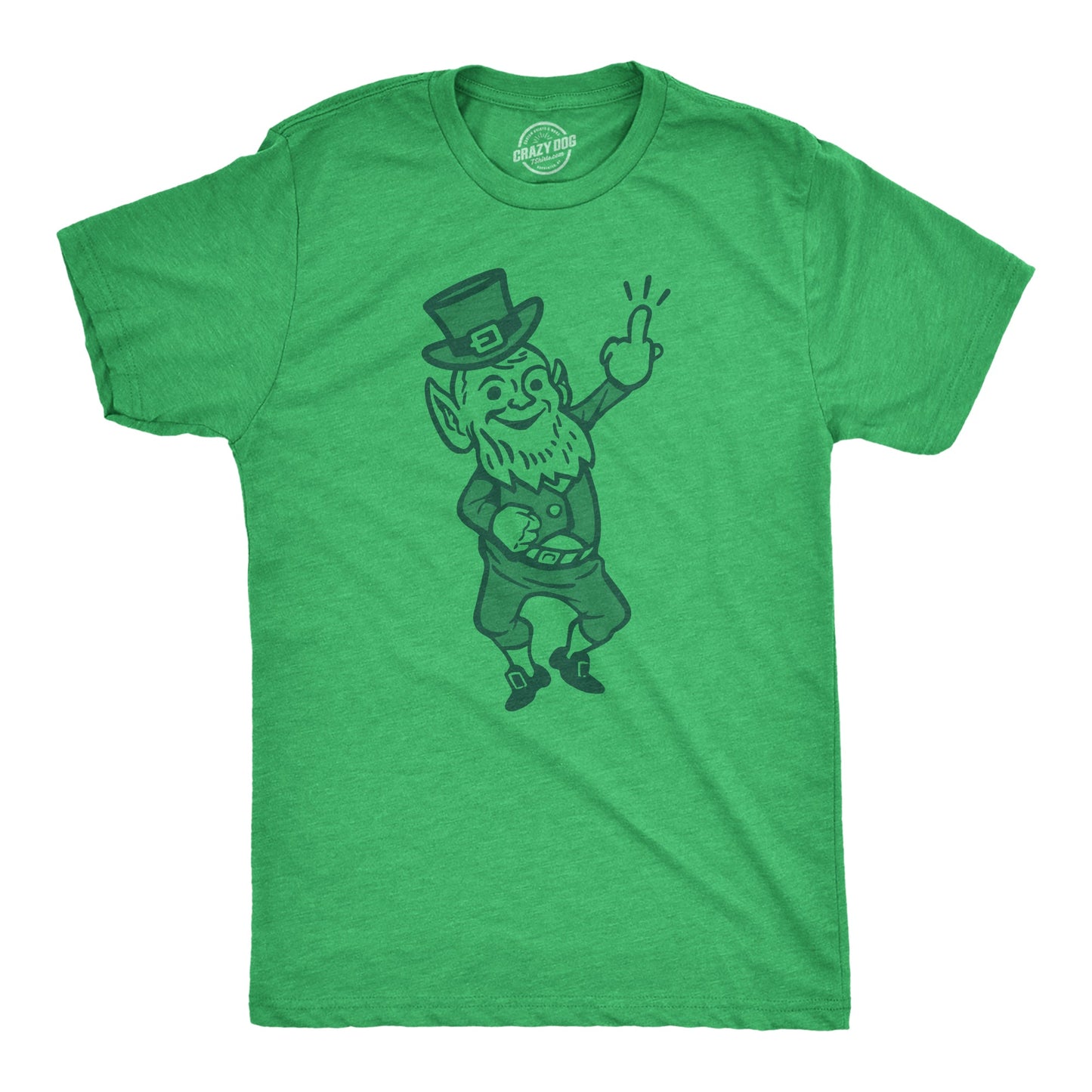 Leprechaun Middle Finger Men's T Shirt