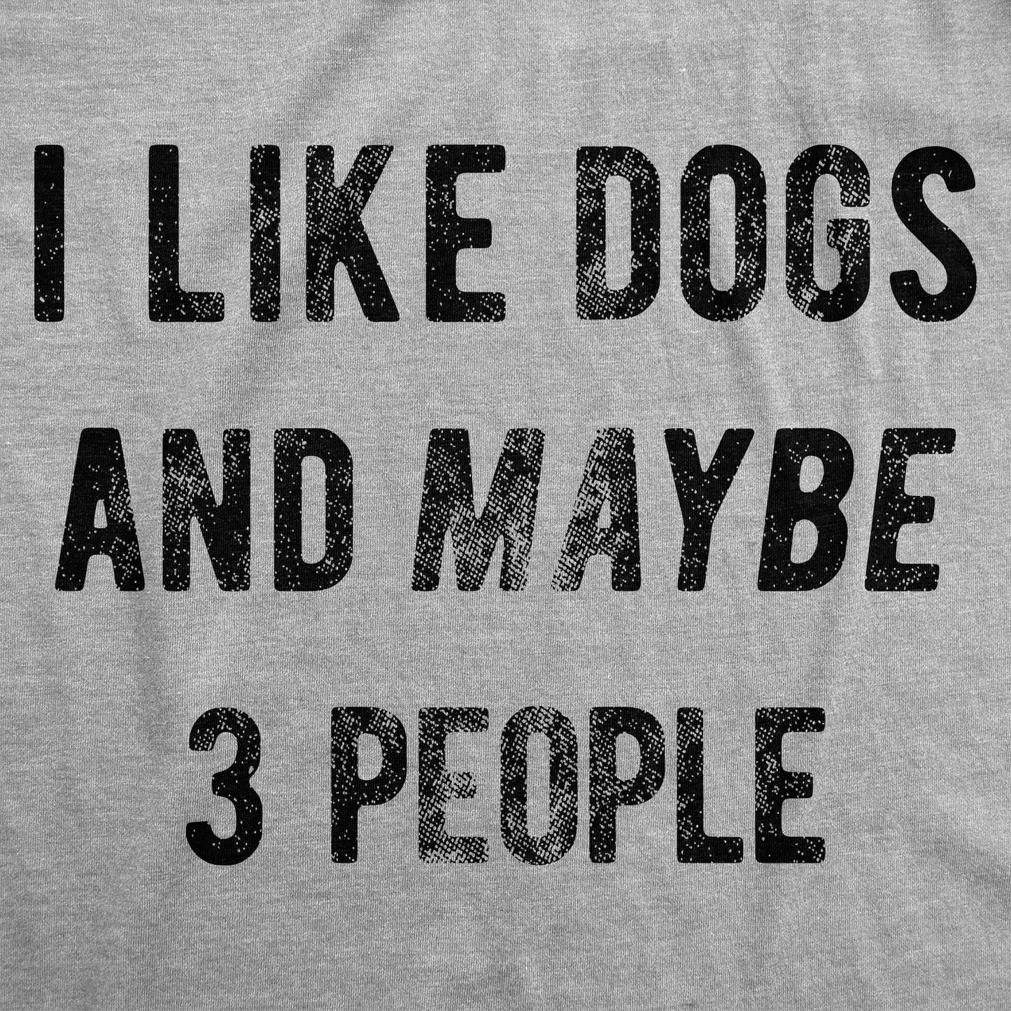 I Like Dogs And Maybe 3 People Youth T Shirt