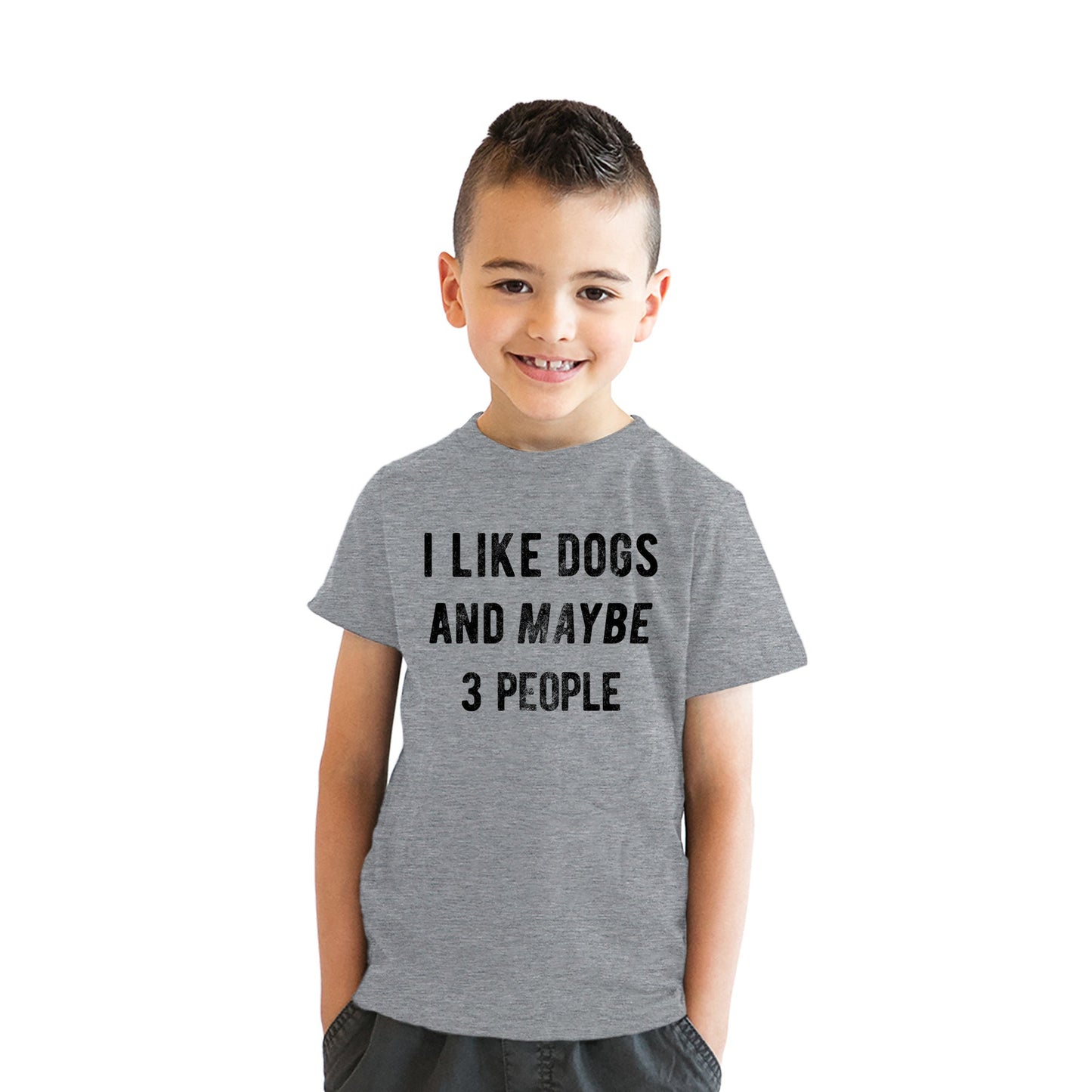 I Like Dogs And Maybe 3 People Youth T Shirt