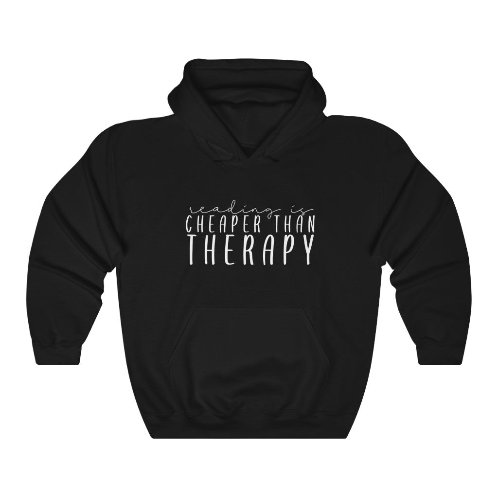 Reading is Therapy Hooded Sweatshirt