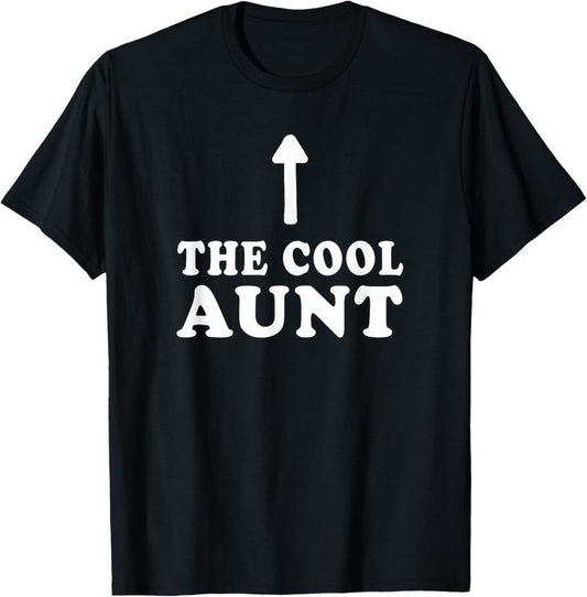 100% Cotton Gifts For Aunt From Niece Nephew, Funny Cool Aunt T-Shirt