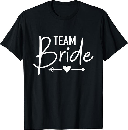 100% Cotton Team Bride bachelorette party T-Shirt