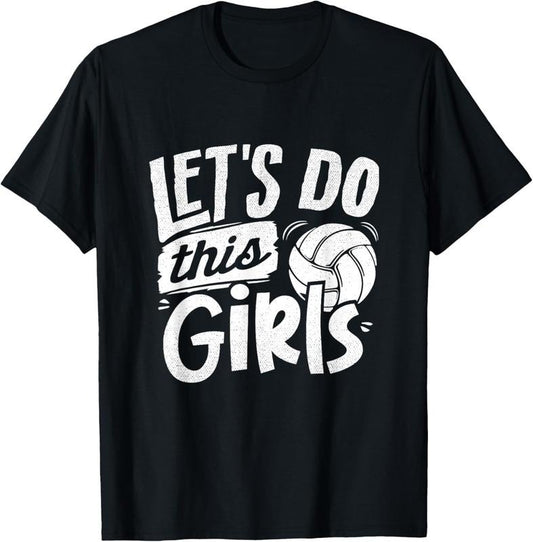 100% Cotton Volleyball Mom Shirt Women Girls Volleyball Player T-Shirt