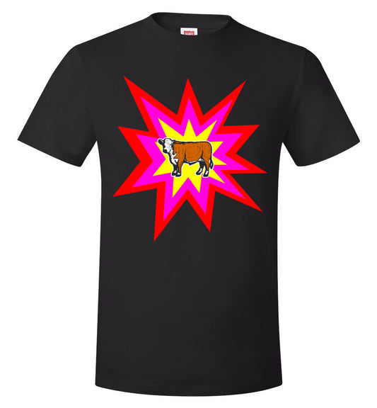 Cow Pow pop-art t-shirt KiDs