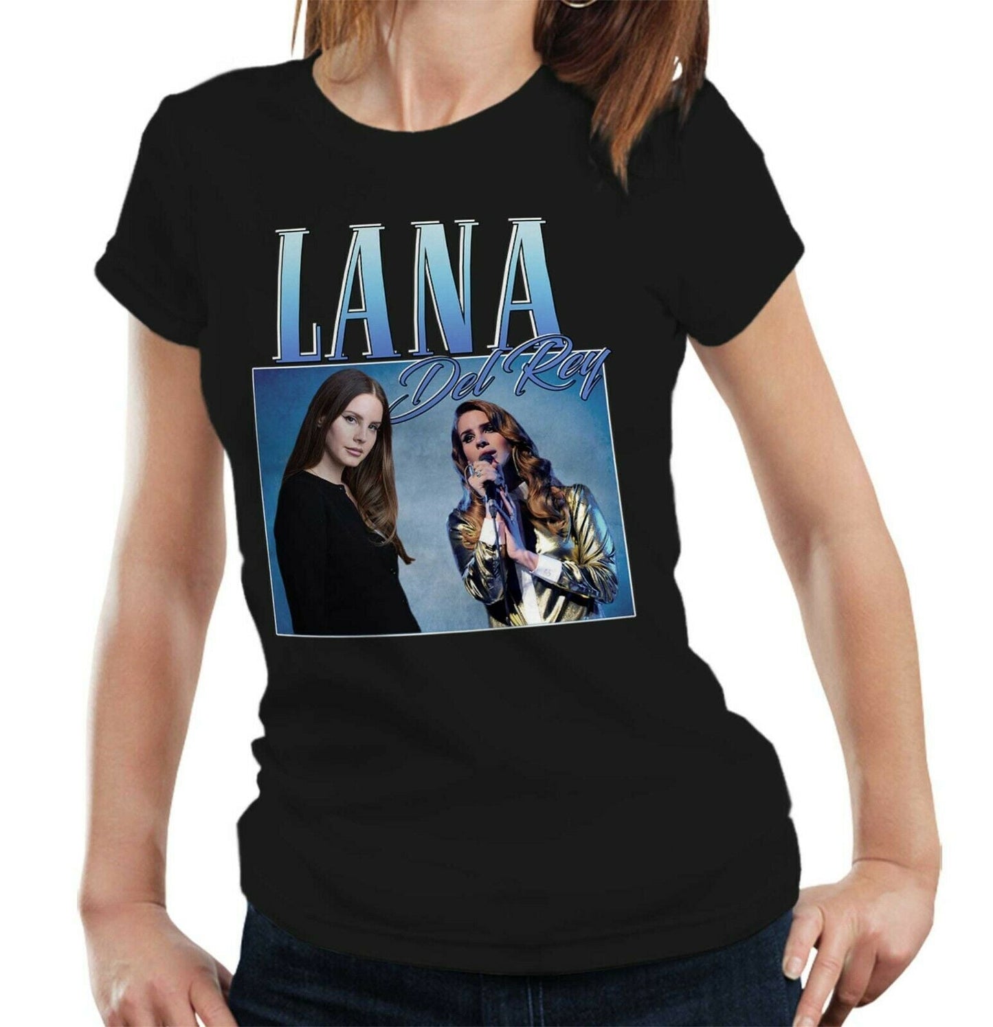 Lana Del Rey Appreciation T Shirt Fitted Ladies