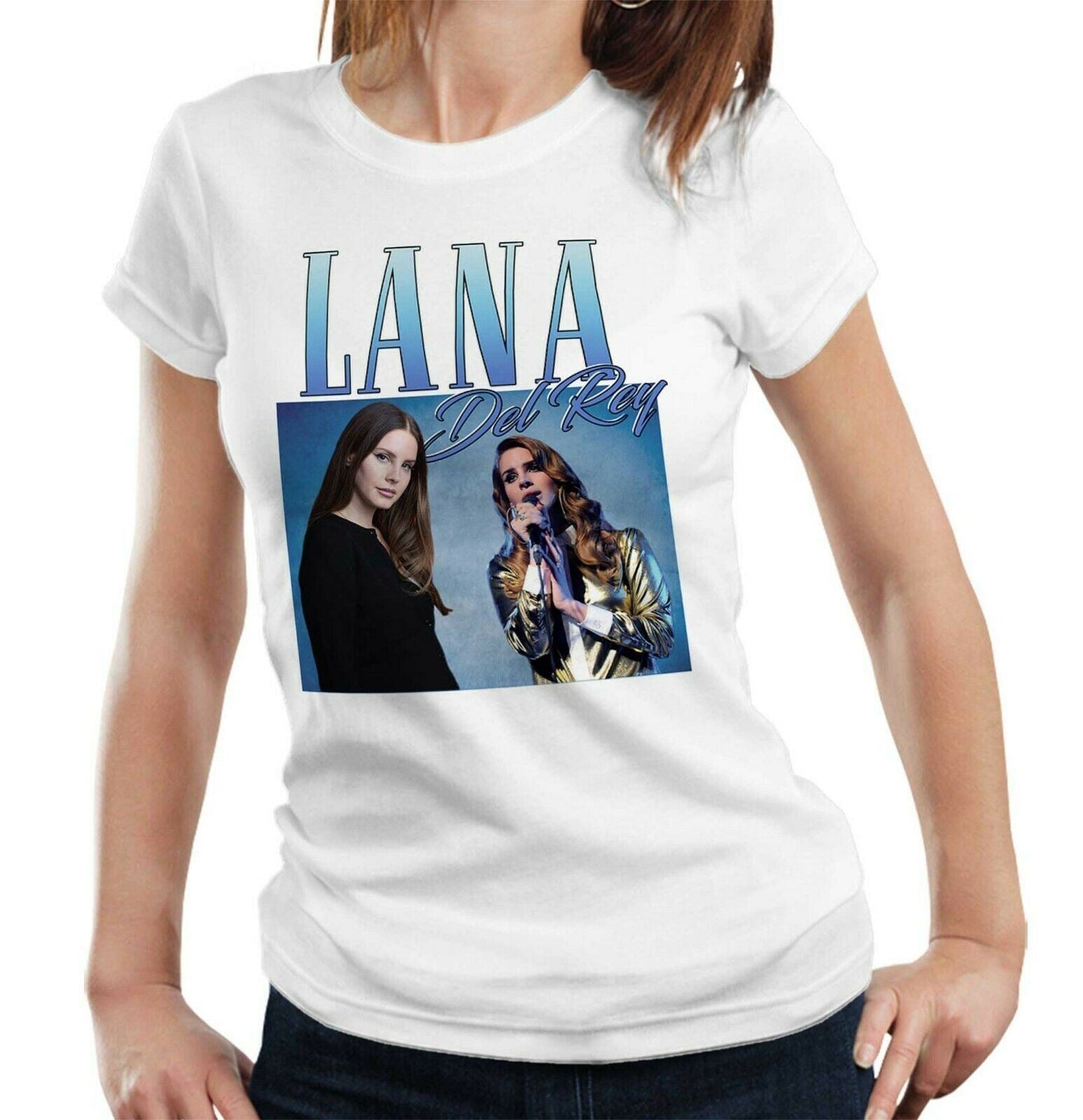 Lana Del Rey Appreciation T Shirt Fitted Ladies