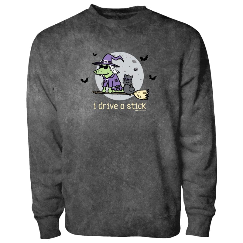 I Drive A Stick - Salt Wash Crewneck Sweatshirt