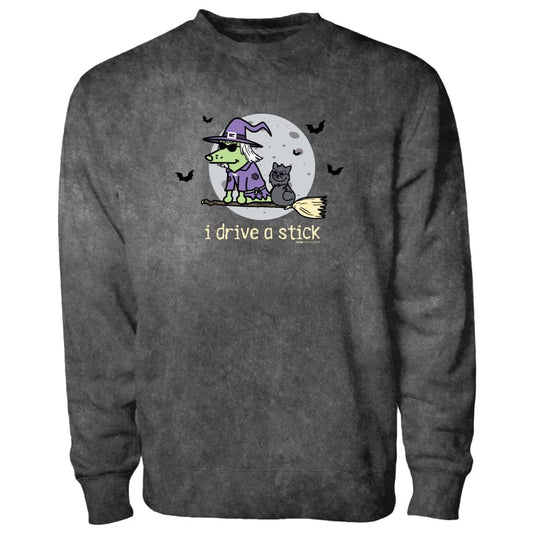 I Drive A Stick - Salt Wash Crewneck Sweatshirt