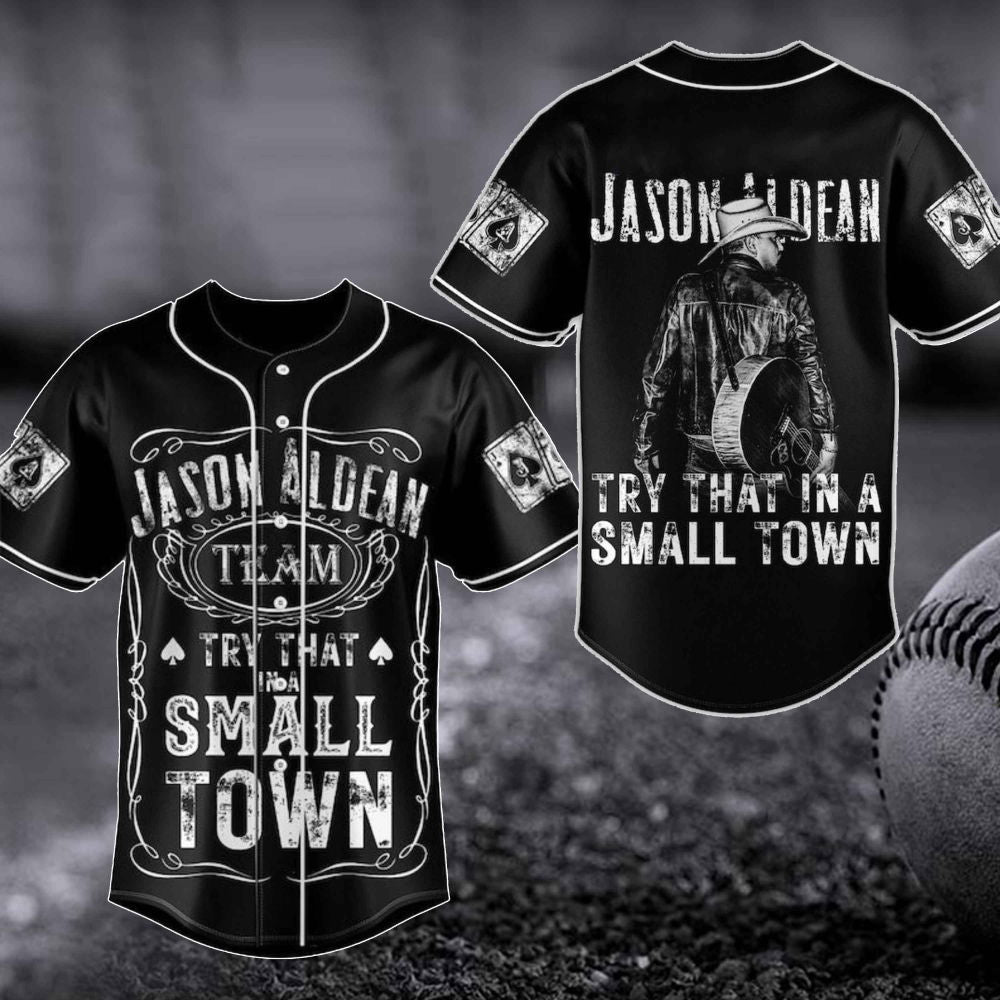 Jason Aldean Baseball Jersey: American Flag Merch & Christmas Gift - Aopprinter