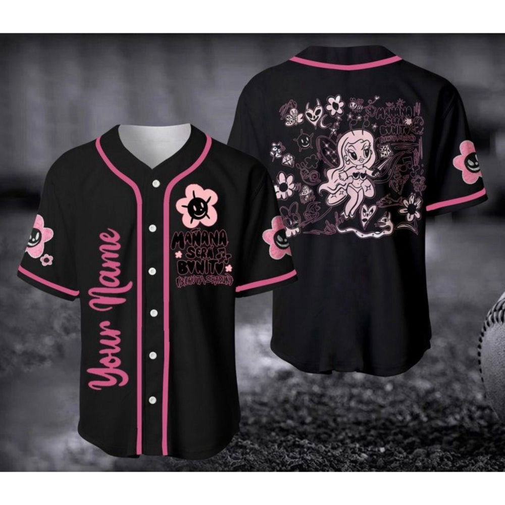 Personalized Karol G Bichota Baseball Jersey: Red Hair Music Shirt Gift for Fan - Aopprinter