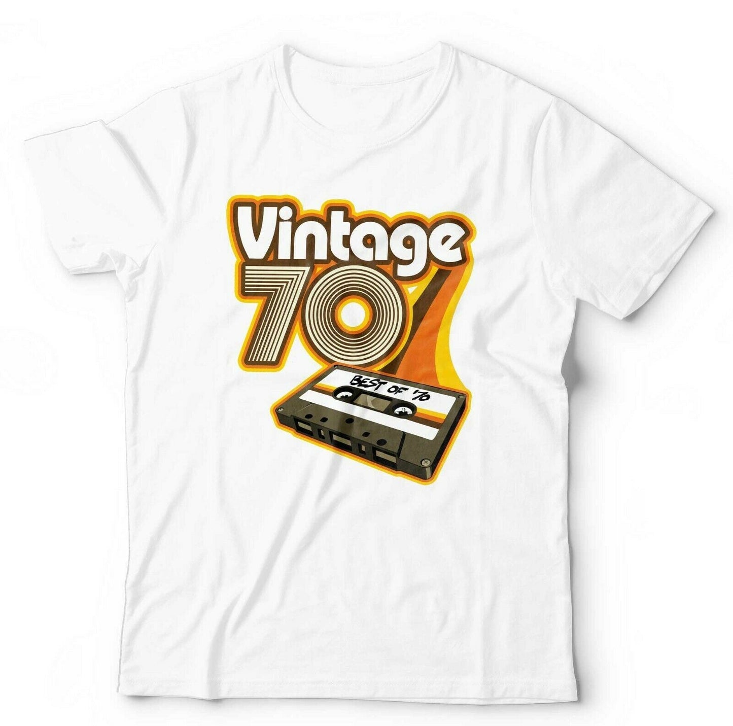 Vintage 70's Cassette Tape Tshirt Unisex