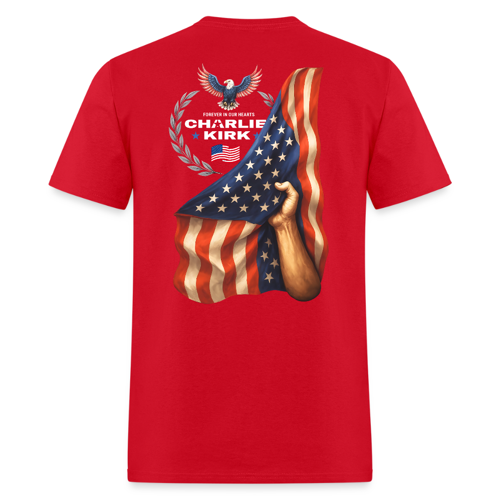 Freedom Bald Eagle Charlie Kirk Forever In Our Hearts T Shirt - 2