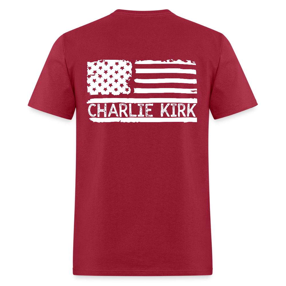 Charlie Kirk Freedom American Flag T Shirt - 2
