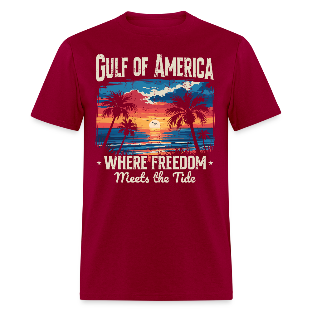Gulf of America Where Freedom Meets The Tide T Shirt