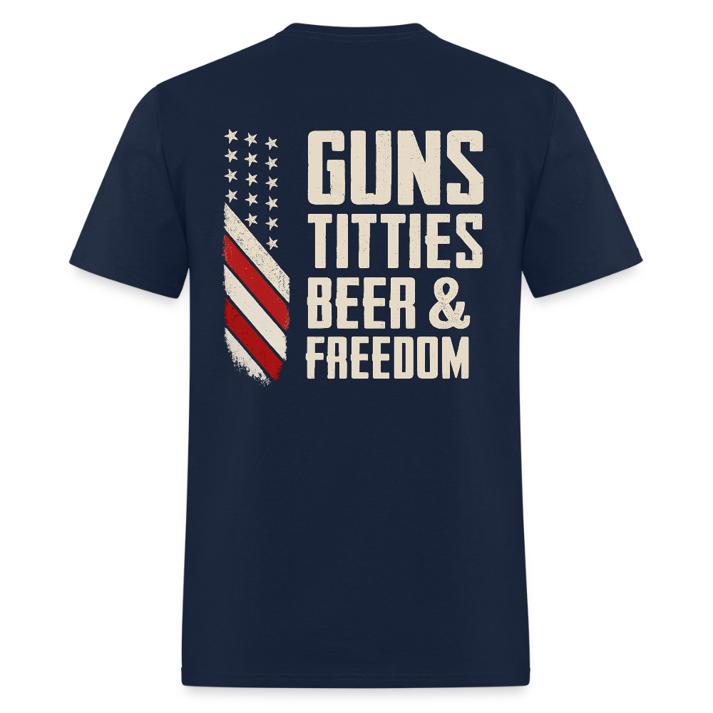 Guns Titties Beer & Freedom T Shirt