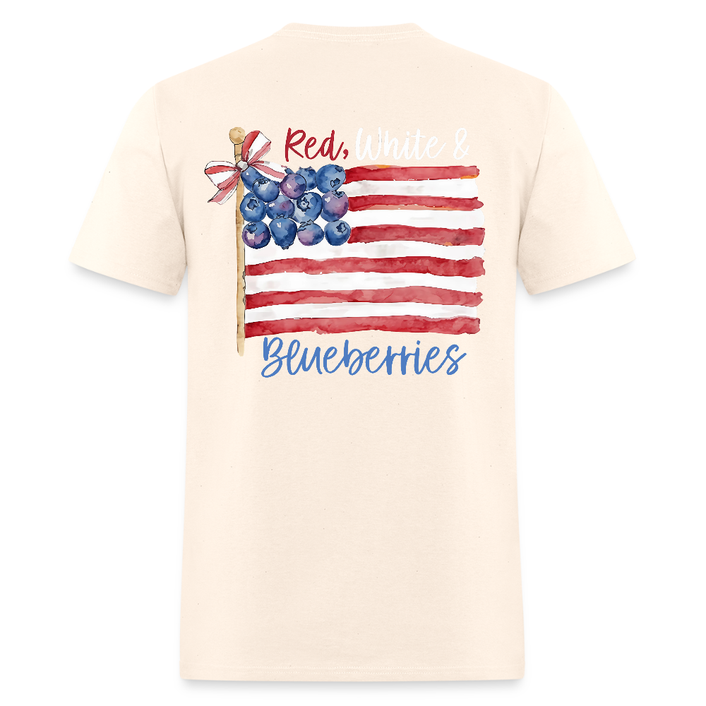 Freedom Red White & Blueberries Coquette Flag T Shirt