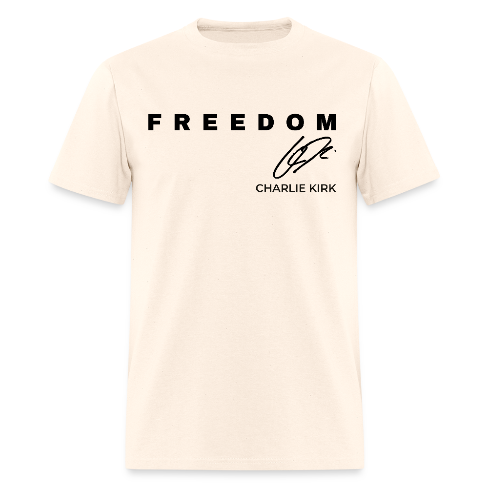 Charlie Kirk Freedom American Flag T Shirt