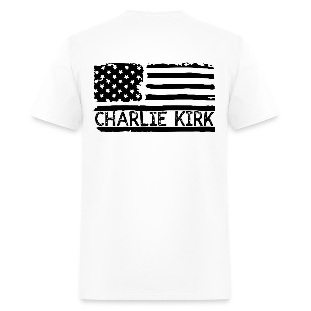 Charlie Kirk Freedom American Flag T Shirt