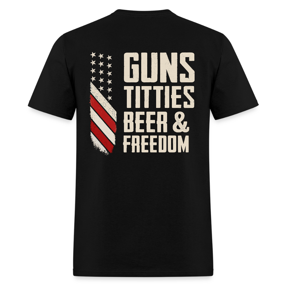 Guns Titties Beer & Freedom T Shirt