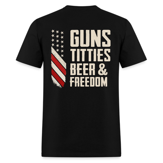 Guns Titties Beer & Freedom T Shirt