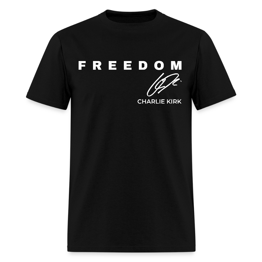 Charlie Kirk Freedom American Flag T Shirt - 2