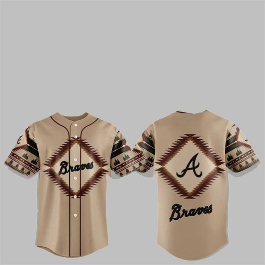 2025 Braves Native American Heritage Jersey - Grishko.com