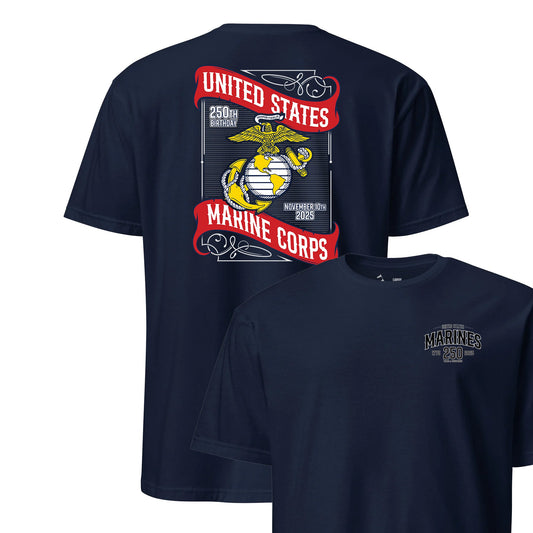 The 250th USMC Birthday Commemorative T-Shirt
