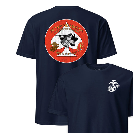 2nd Tank Battalion Back Print T-Shirt