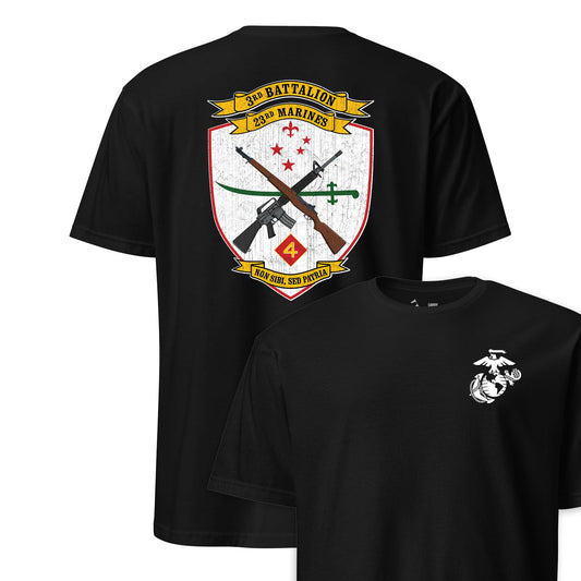 3rd Battalion 23rd Marines Back Print T-Shirt