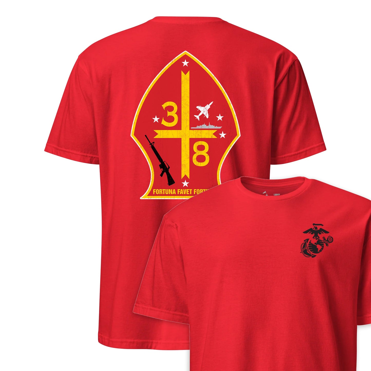 3rd Battalion 8th Marines Back Print T-Shirt