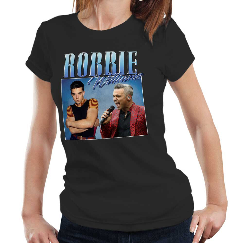 Robbie Williams Tshirt Appreciation Semi Fitted Ladies