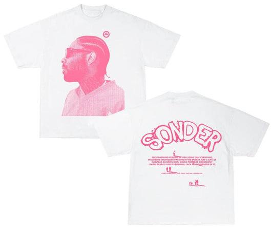 Brent Faiyazz (PINK) Cute Graphic Tee Shirt Trendy Summer Sun Clothing Unisex Style