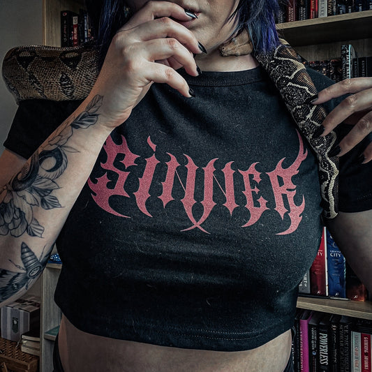 Sinner Cropped T-Shirt