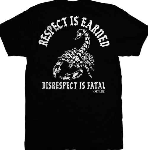 Respect Scorpion Mens T-Shirt