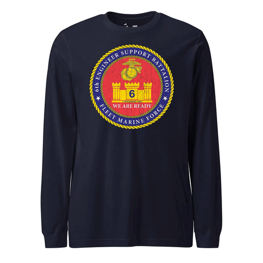 6th Engineer Support Battalion Long Sleeve T-Shirt