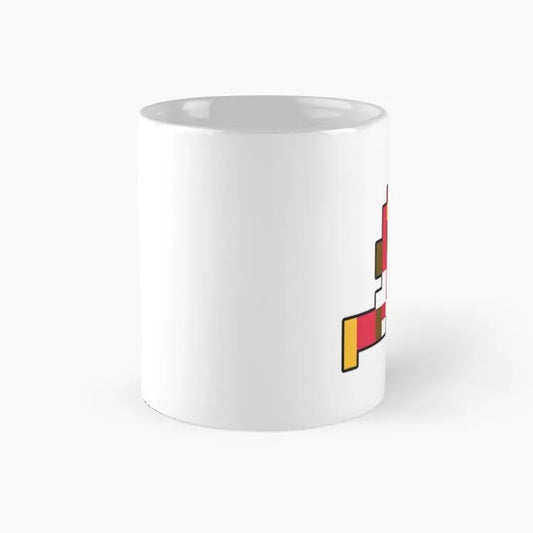 8-Bit Kansas City Retro Pixel Football Player Classic Mug, Gift For Football Fans, Best Gift For Family