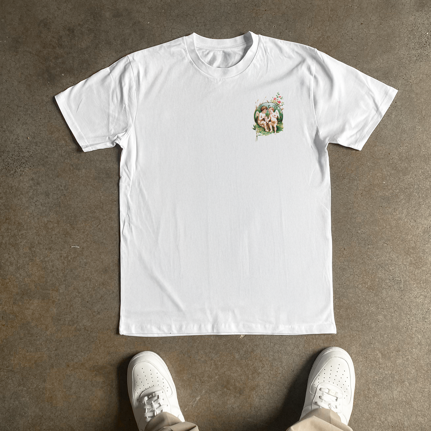 ARM & HAMMER CLASSIC WHITE 'FRESCO' T-SHIRT
