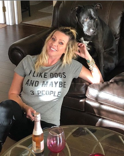 I Like Dogs And Maybe 3 People Women's T Shirt