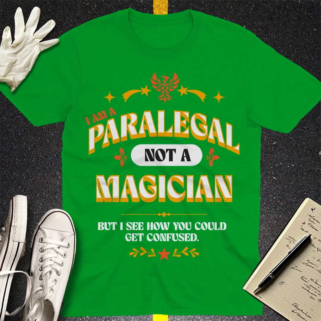Paralegal, Not a Magician T-Shirt
