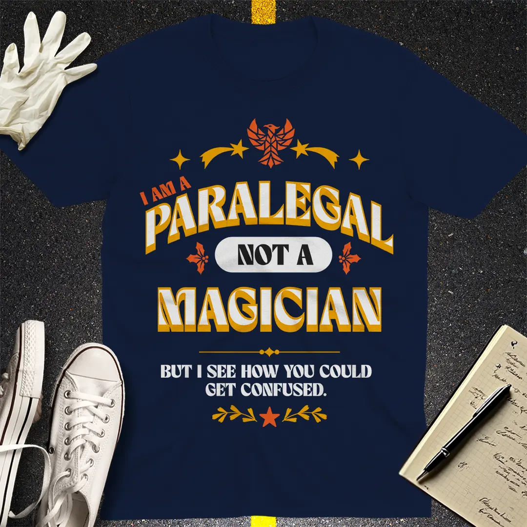 Paralegal, Not a Magician T-Shirt