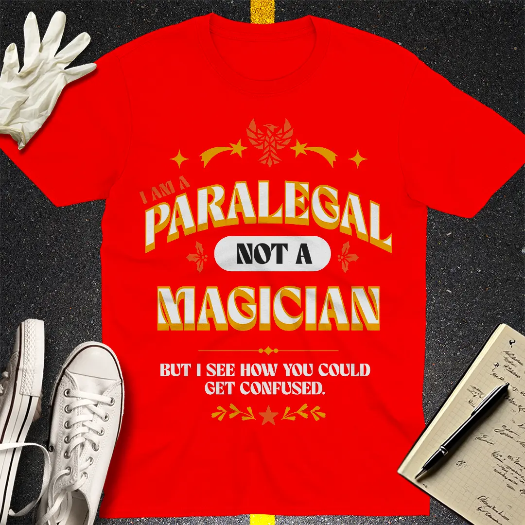 Paralegal, Not a Magician T-Shirt