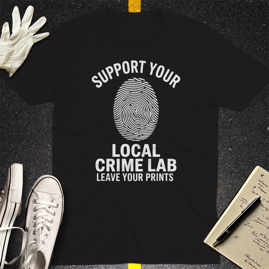 Support Your Crime Lab T-Shirt