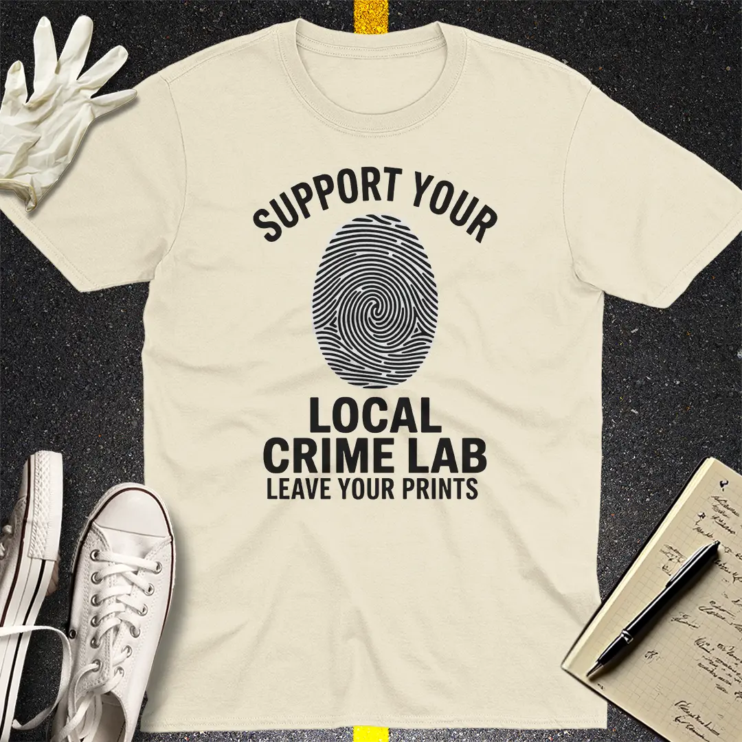 Support Your Crime Lab T-Shirt